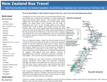 Tablet Screenshot of newzealandbustravel.com